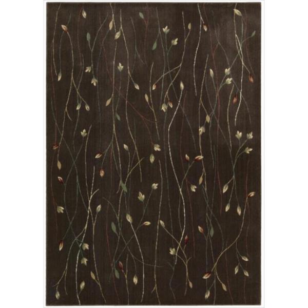 Cambridge Budding Vine Chocolate Rug - 7'9 x 10'10