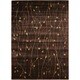 preview thumbnail 18 of 20, Nourison Cambridge CG04 Area Rug 5' 3" x 7' 4" - Chocolate - Rectangle