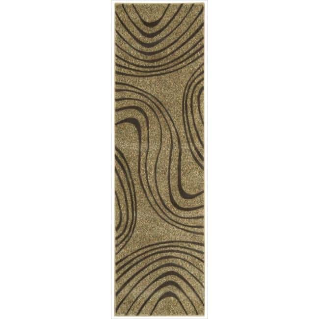 Nourison Cambridge Area Rug - 9'6" x 13' - Sand - Rectangle