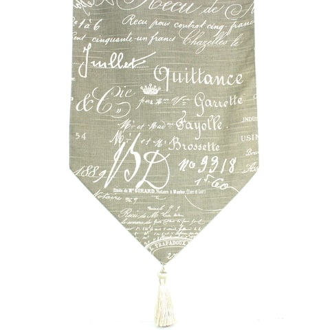 RLF Home Document Taupe Tablerunner