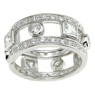 sterling silver cubic zirconia 3 piece wedding ring set free shipping today overstockcom 15027709 - Three Piece Wedding Ring Sets sterling silver cubic zirconia 3 piece wedding ring set free shipping today overstockcom 15027709 - Three Piece Wedding Ring Sets