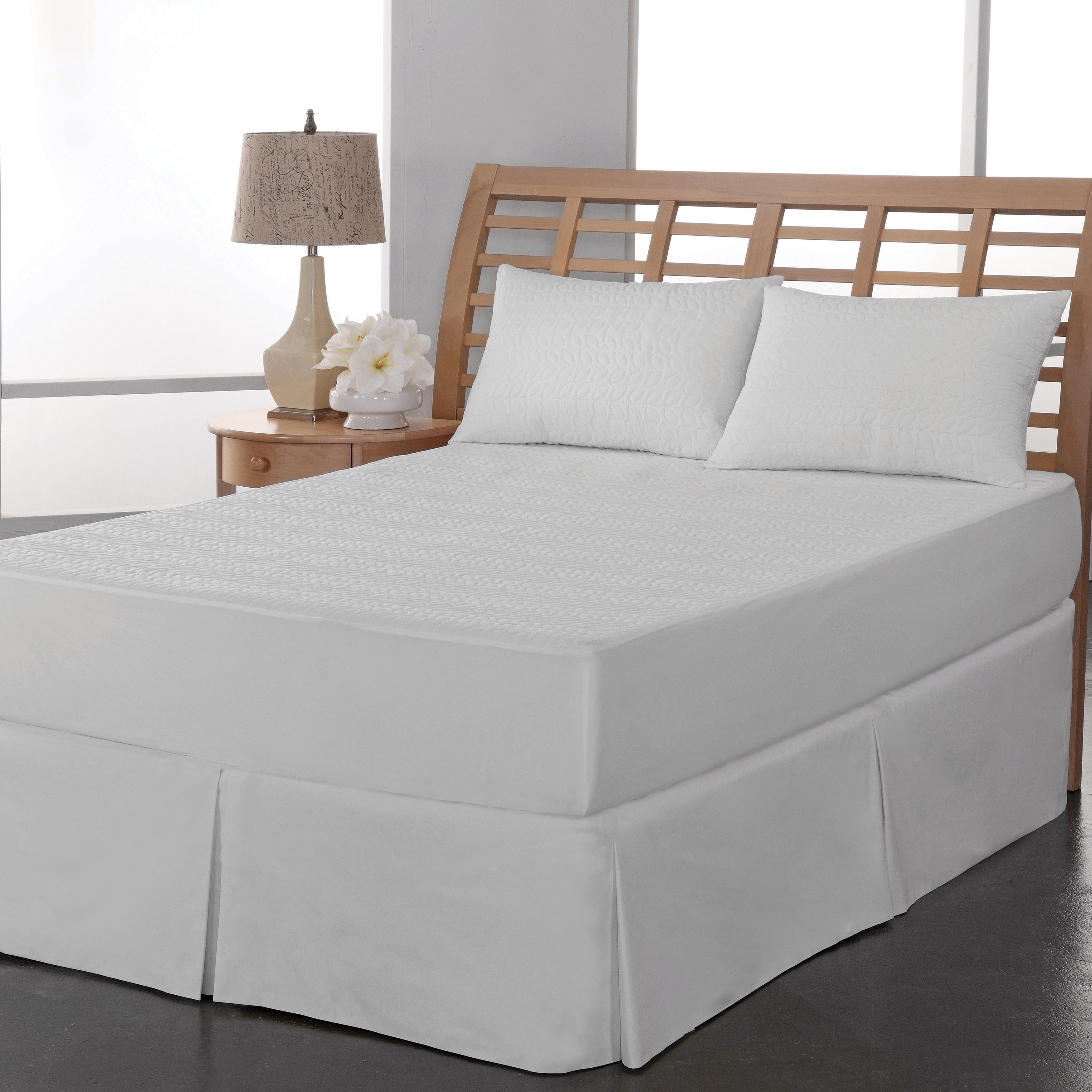 Restonic PEVA Leaf Waterproof Mattress Pad   Shopping