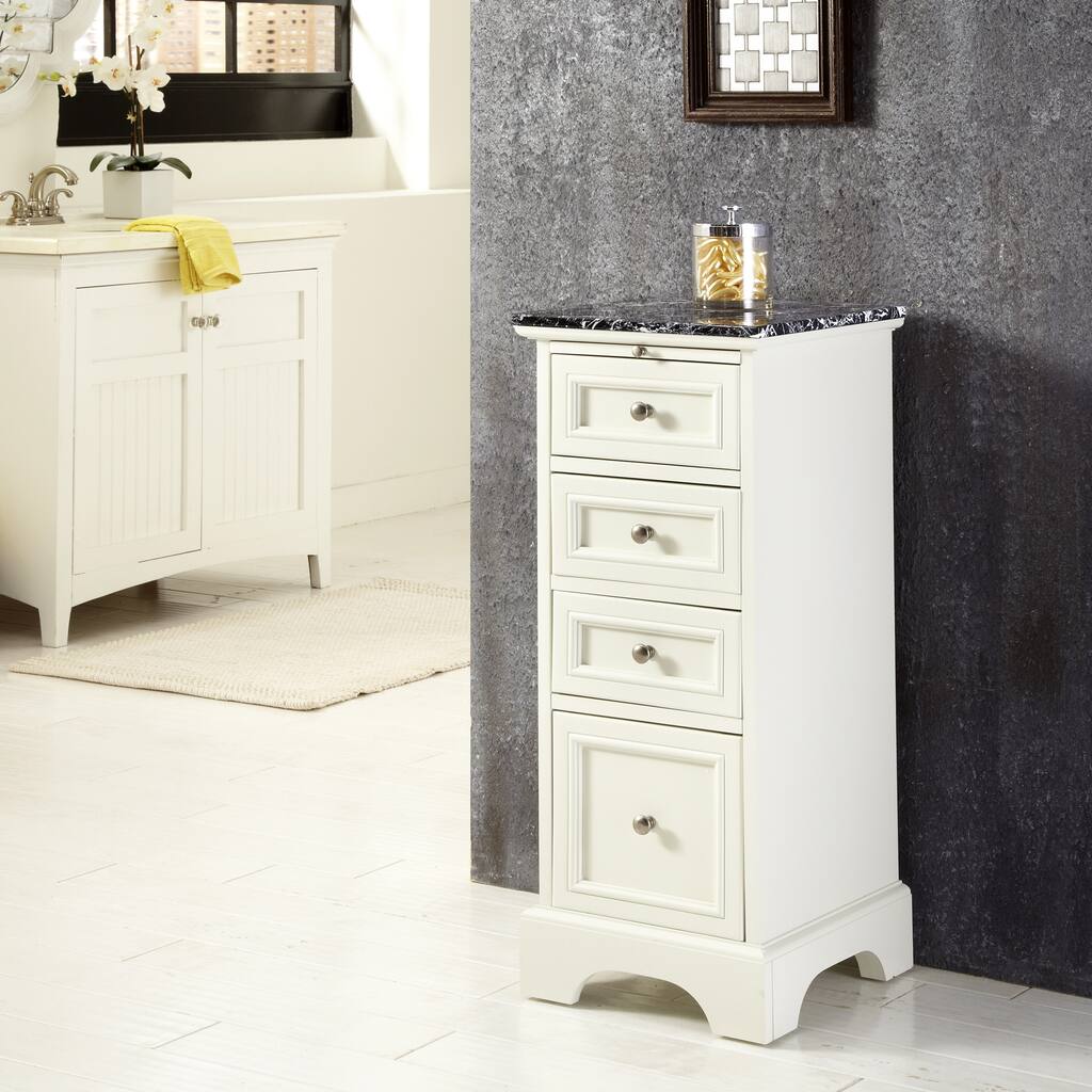 Naples White Bath Chest by Home Styles
