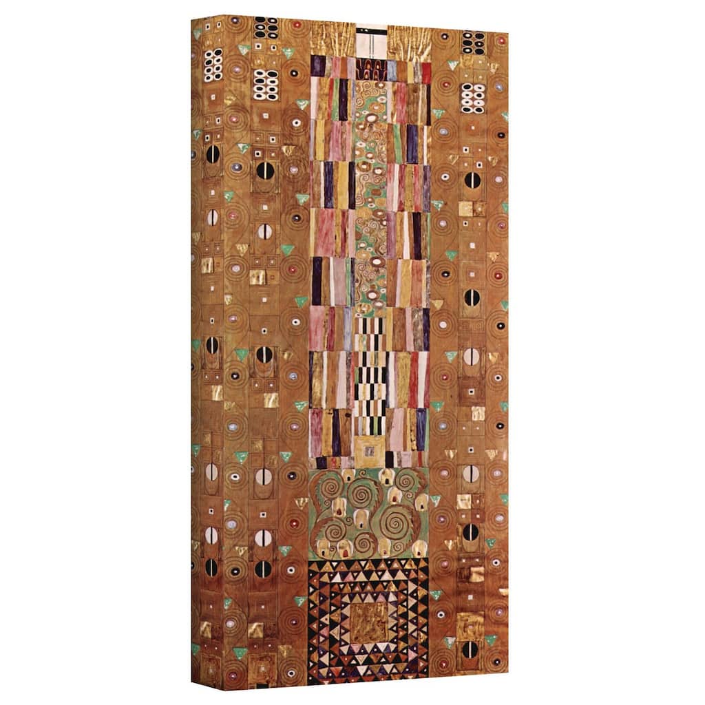 Gustav Klimt 'Abstract Frieze' Gallery Wrapped Canvas