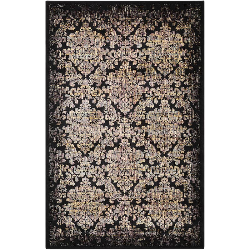 Nourison Chambord Area Rug - Black - 7' 6" x 9' 6" - Rectangle