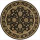 preview thumbnail 19 of 31, Nourison Living Treasures LI05 Area Rug 7'10" Round - Black - Runner/Round