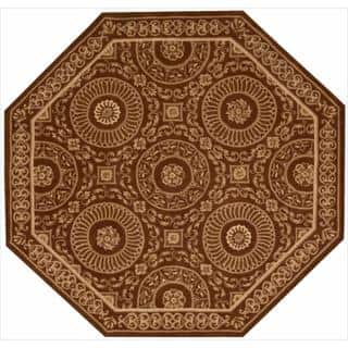 6 X Octagon Rugs Area For Less Nourison Hand Tufted Versailles Palace Brick Ivory Rug 6 X