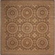 preview thumbnail 4 of 11, Nourison Versailles Palace Hand-tufted Area Rug 8' Square - Brown - Square