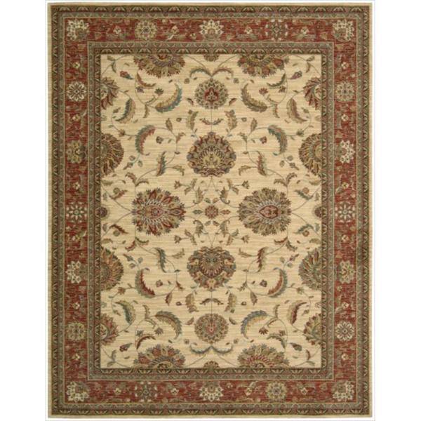 Nourison Living Treasures Persian Border Floral Area Rug