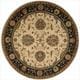 preview thumbnail 54 of 59, Nourison Living Treasures Persian Border Floral Area Rug 5'10" Round - Ivory/Black - Runner/Round