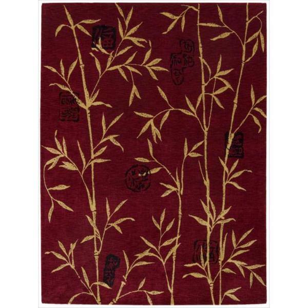 Nourison Modern & Contemporary Indoor Rayon from Bamboo Area Rug ...