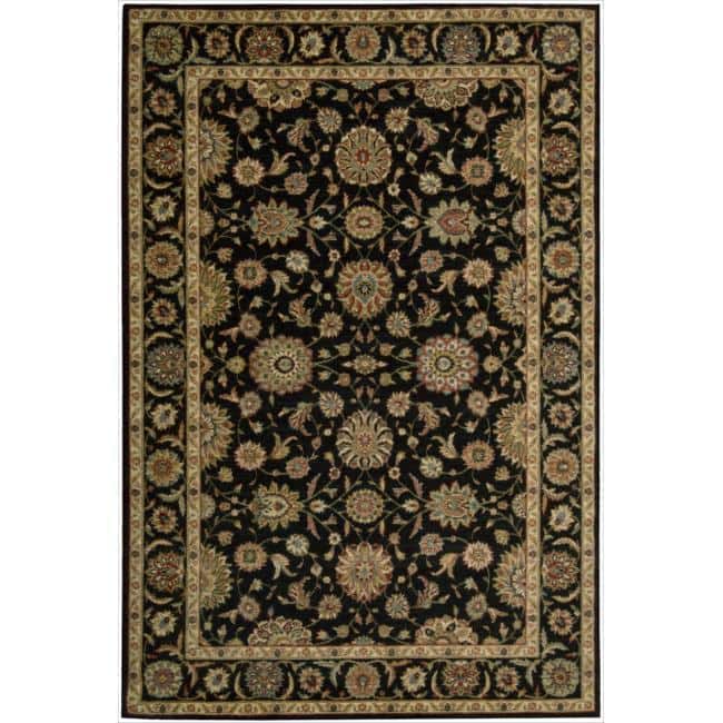 Nourison Living Treasures LI05 Area Rug - 5'6" x 8'3" - Black - Runner/Rectangle