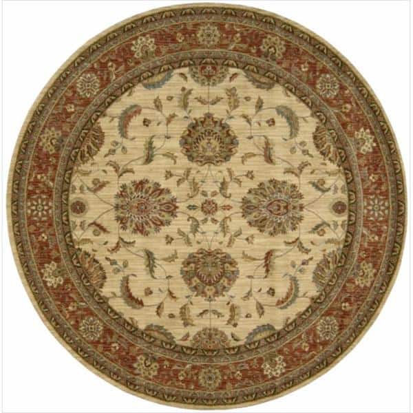 Nourison Living Treasures Persian Border Floral Area Rug