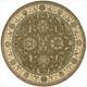 preview thumbnail 14 of 59, Nourison Living Treasures Persian Border Floral Area Rug 5'10" Round - Tan - Runner/Round