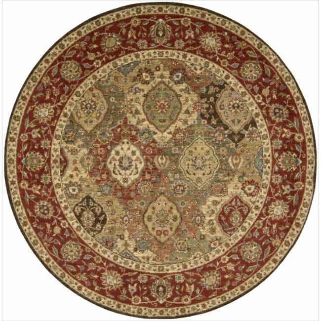 Nourison Accent Decor 124JT Accent Rug - 5'10" Round - Multi - Round