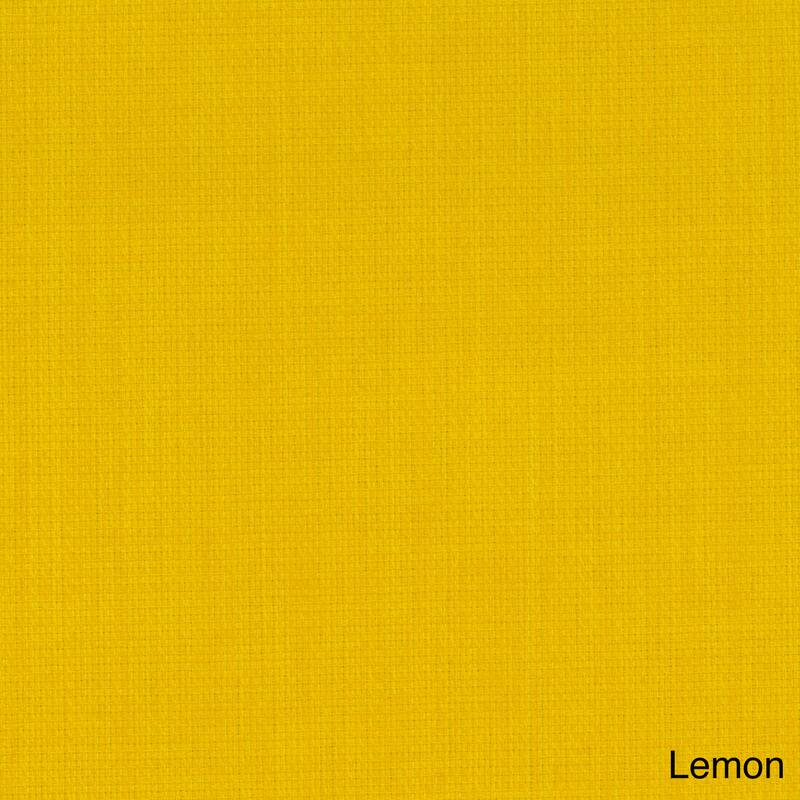 Blazing Needles 3-Piece Indoor/Outdoor Bench Cushions - 19 x 19/19 x 42 - Lemon