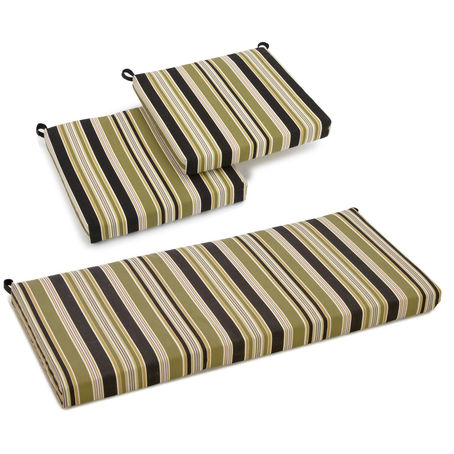 Blazing Needles 60-inch Indoor/Outdoor Bench Cushion - 60 Vanya Papprika