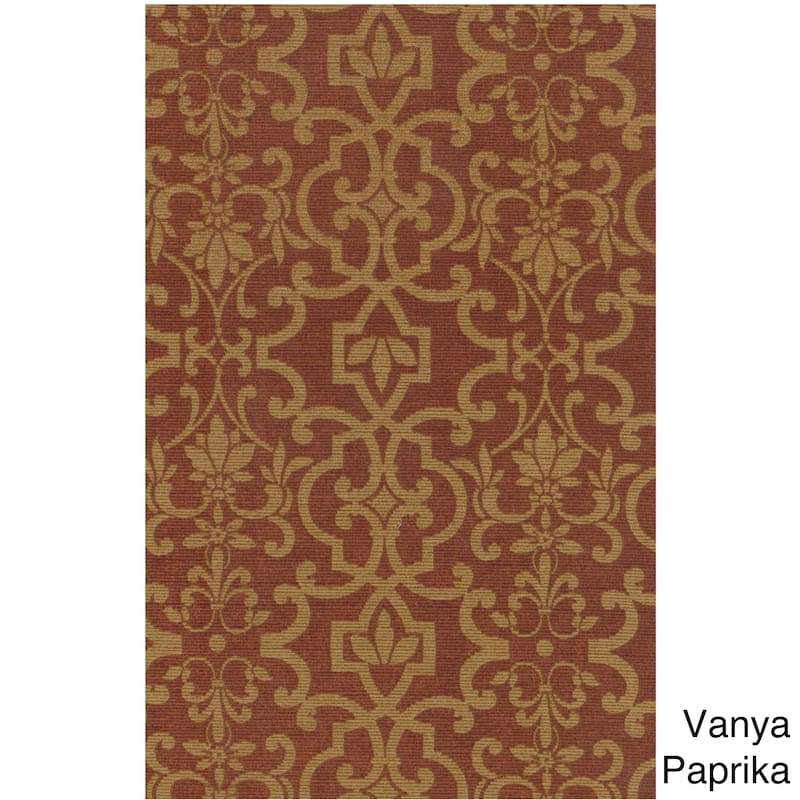 Blazing Needles 20-inch Indoor/Outdoor Cushions (Set of 4) - 20 x 19 - Vanya Paprika