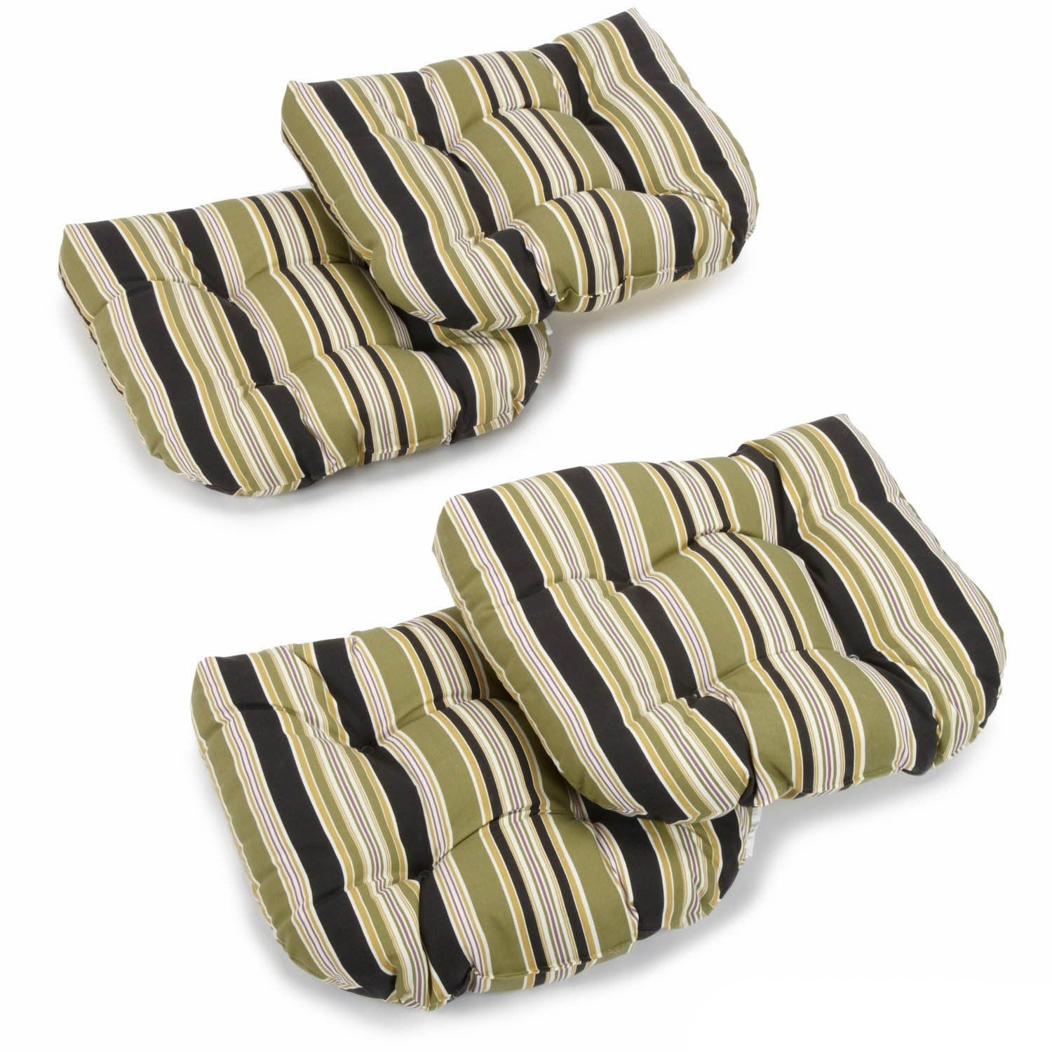 BLAZING NEEDLES 19-INCH Chair/ Rocker Outdoor Cushions (Set $80.09