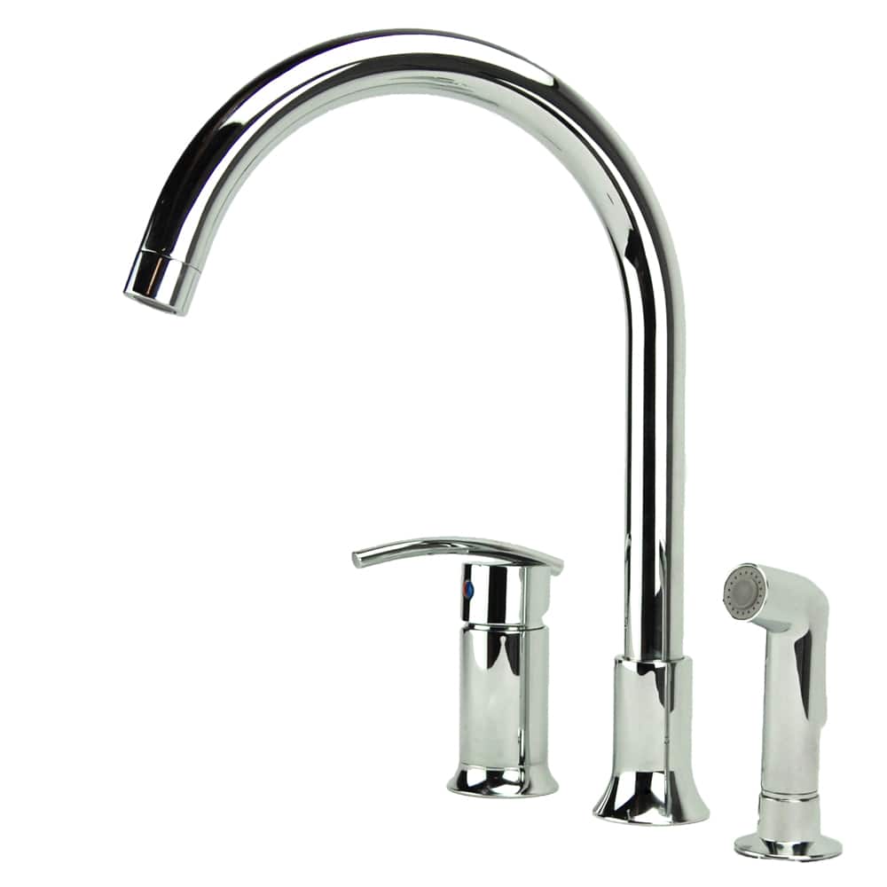 Fontaine Vincennes Single-handle Chrome Kitchen Faucet with Side Spray