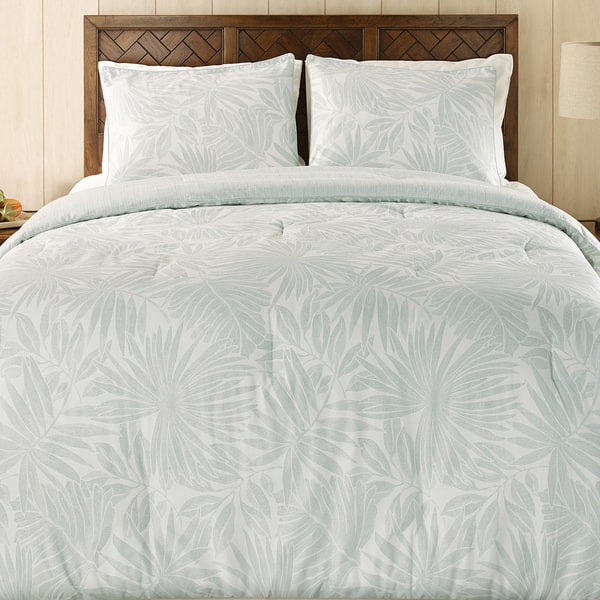 Shop Tommy Bahama Floreana Mist 3 Piece Comforter Set Free