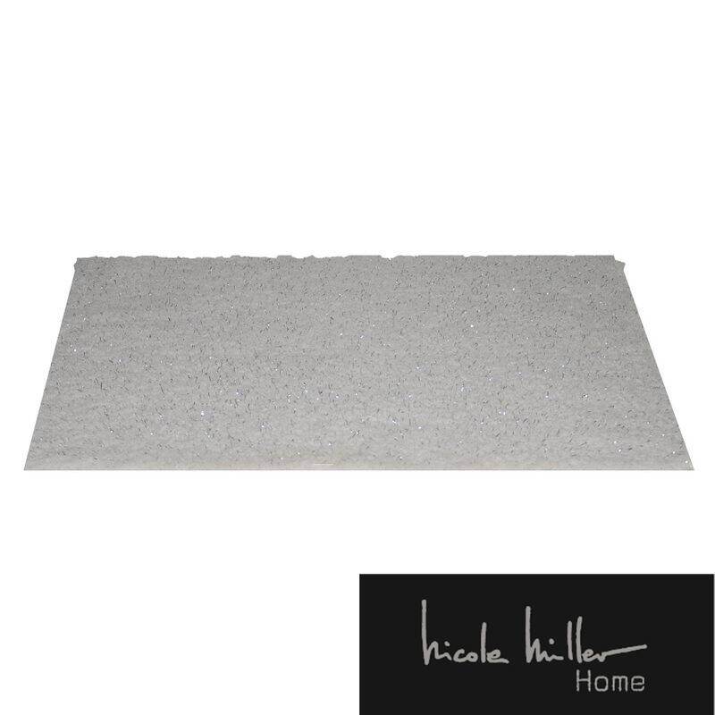 Nicole Miller Sparkle Cotton 20 x 30 Bath Rug
