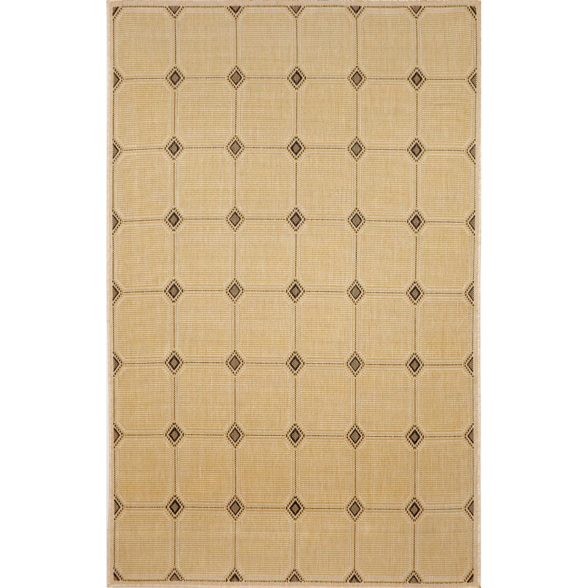 Yellow Cobblestone Outdoor Rug (33 X 5)