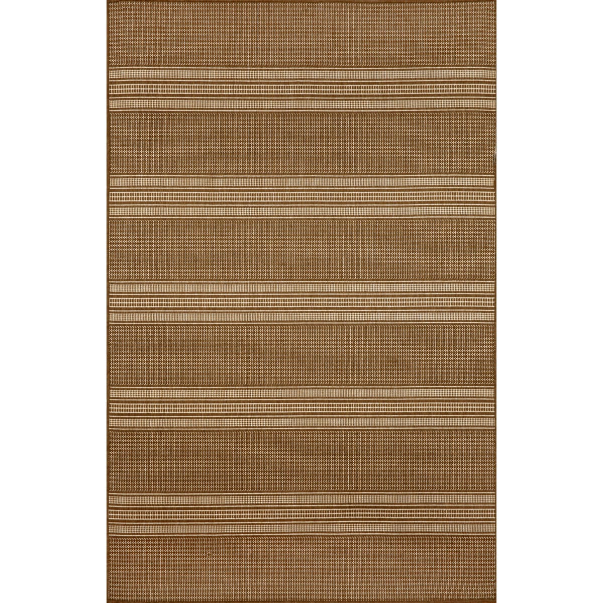 Brown Stripe Outdoor Rug (710 X 710)