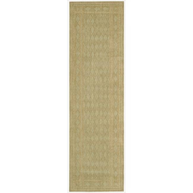 Nourison Cosmopolitan Area Rug - 2' 3" x 8' - Green - Runner