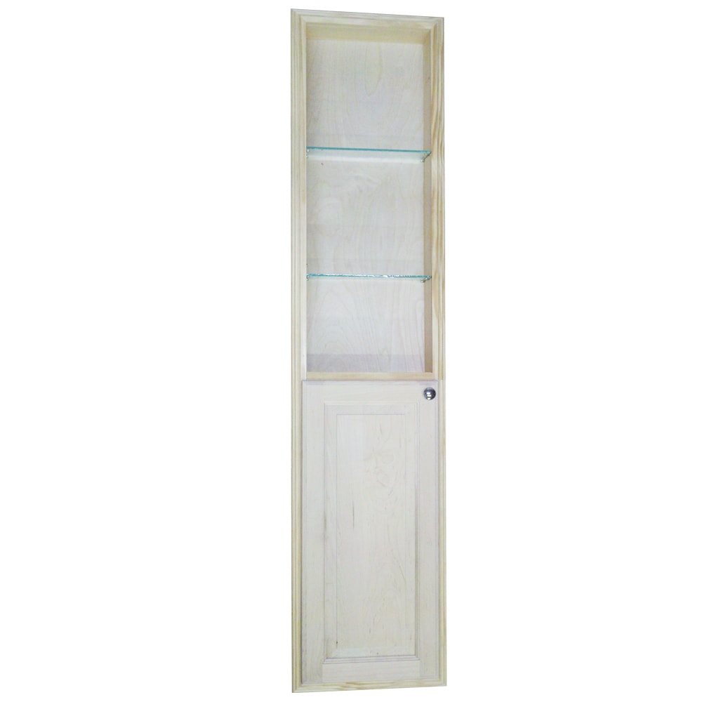 Shop Baldwin 66 Inch Natural Recessed Pantry Storage Cabinet With