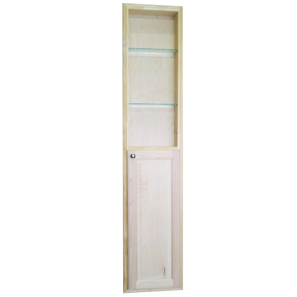 Shop Baldwin 72 Inch Natural Recessed Pantry Storage Cabinet With