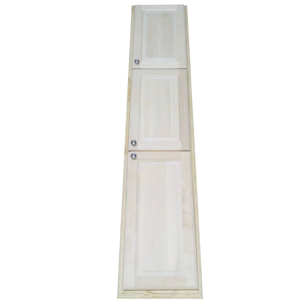 Baldwin 78-inch Natural Recessed Pantry Storage Cabinet