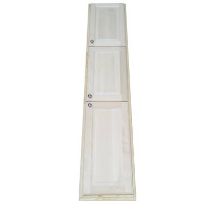Baldwin 78-inch Natural Recessed Pantry Storage Cabinet