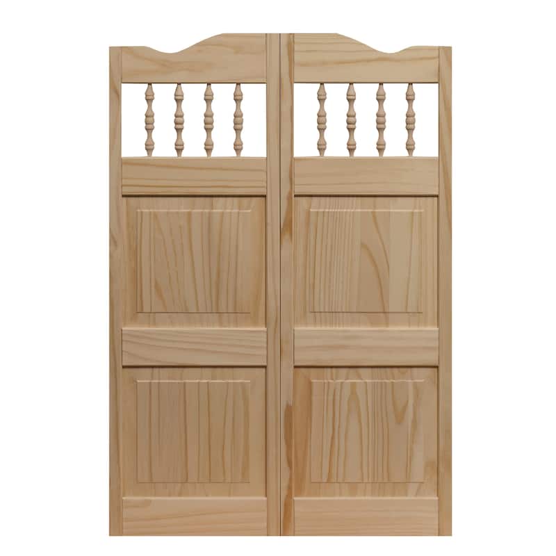 AWC Carson City Unfinished Pine Cafe Door - 24x42