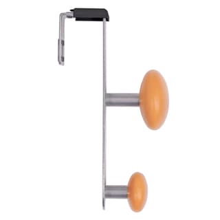 Over The Panel Adjustable Coat Hook Double Overstock 7676396