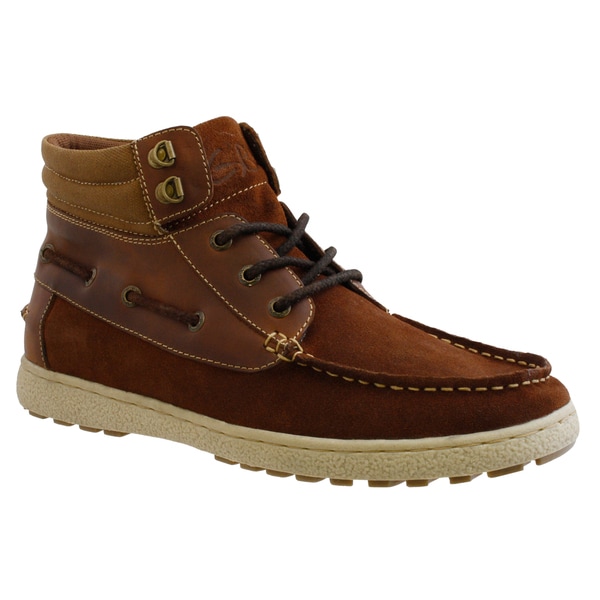 GBX Men's Suede and Canvas Lace up Boots GBX Boots