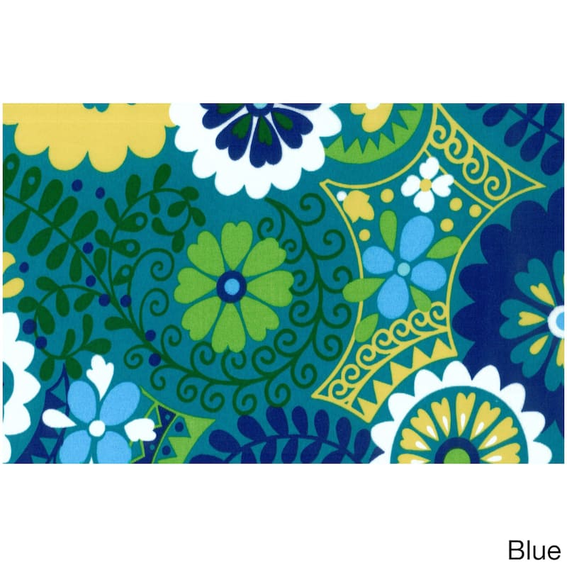 Blazing Needles 20-inch Indoor/Outdoor Chair Cushion (Set of 4) - Luxury Azure