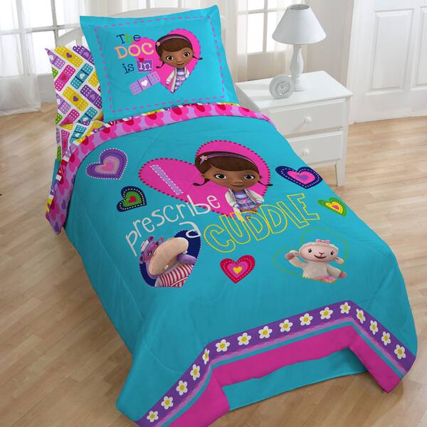 Shop Doc Mcstuffins Caring Twin Size 4 Piece Bed In A Bag With