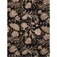 preview thumbnail 28 of 36, Nourison Gatsby Area Rug 3'9" x 5'9" - Black - Rectangle