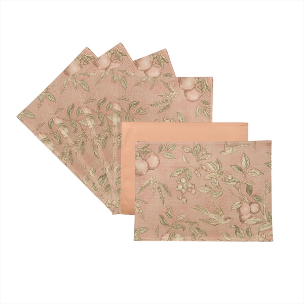 Rose Tree 18 inch Rectangle Birds Place Mats (Set of 6)