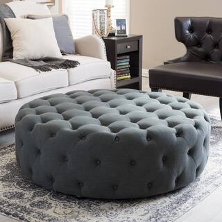 slide 1 of 1, Contemprorary Fabric Ottoman by Baxton Studio
