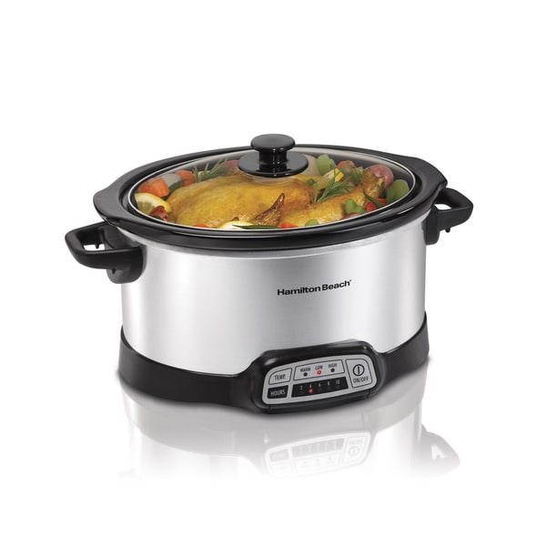 Hamilton Beach 33463 Programmable 6 Quart Slow Cooker   15087172