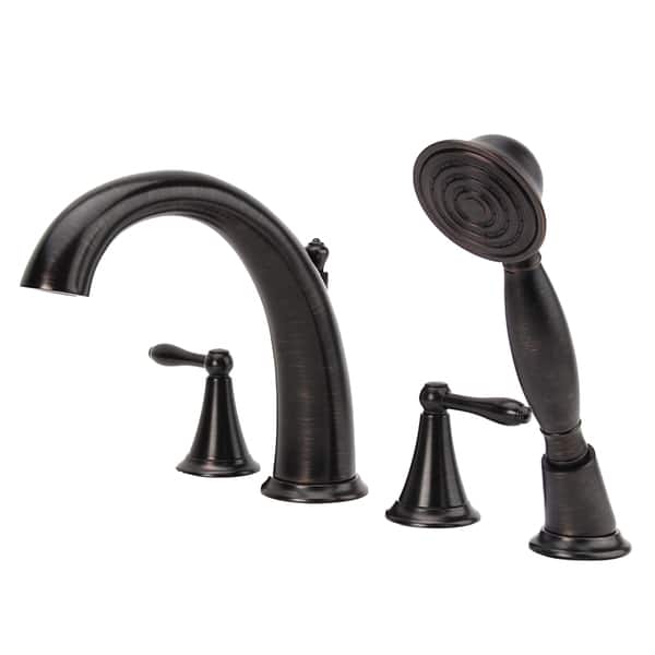 Shop Fontaine Montbeliard Oil Rubbed Bronze Roman Tub Faucet With