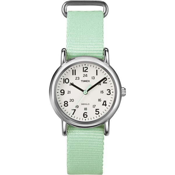 timex weekender green