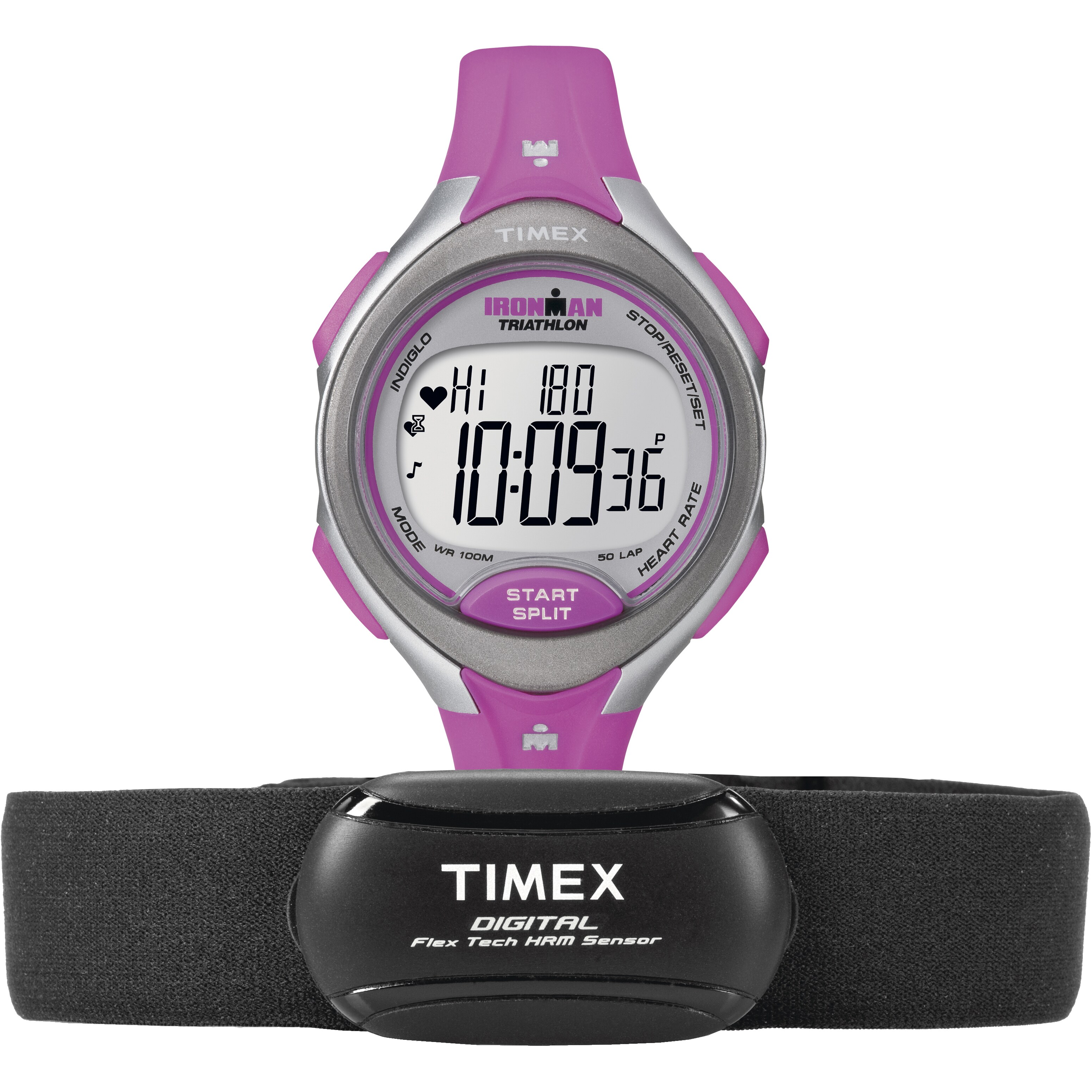 timex digital flex tech hrm sensor