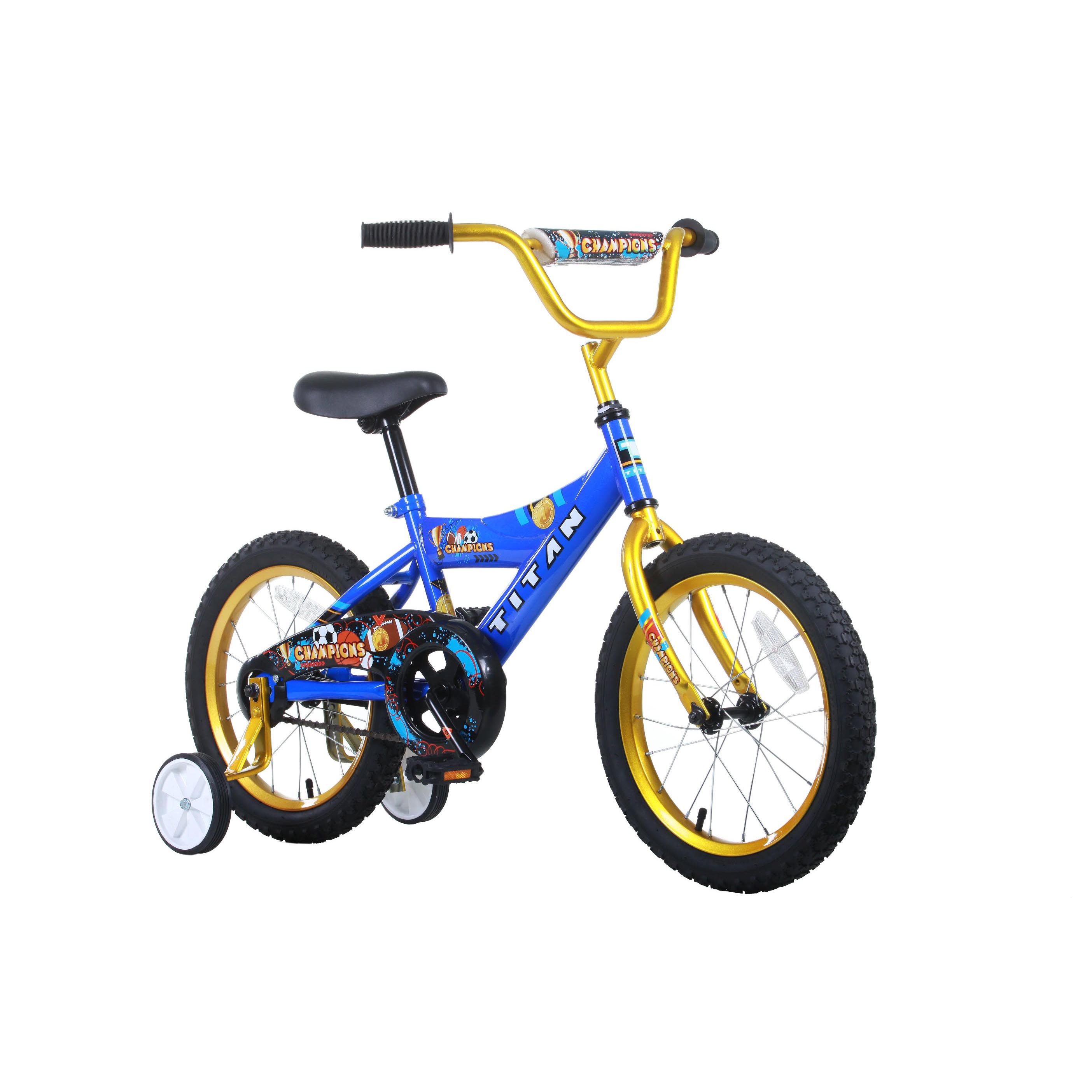 gold boys bike