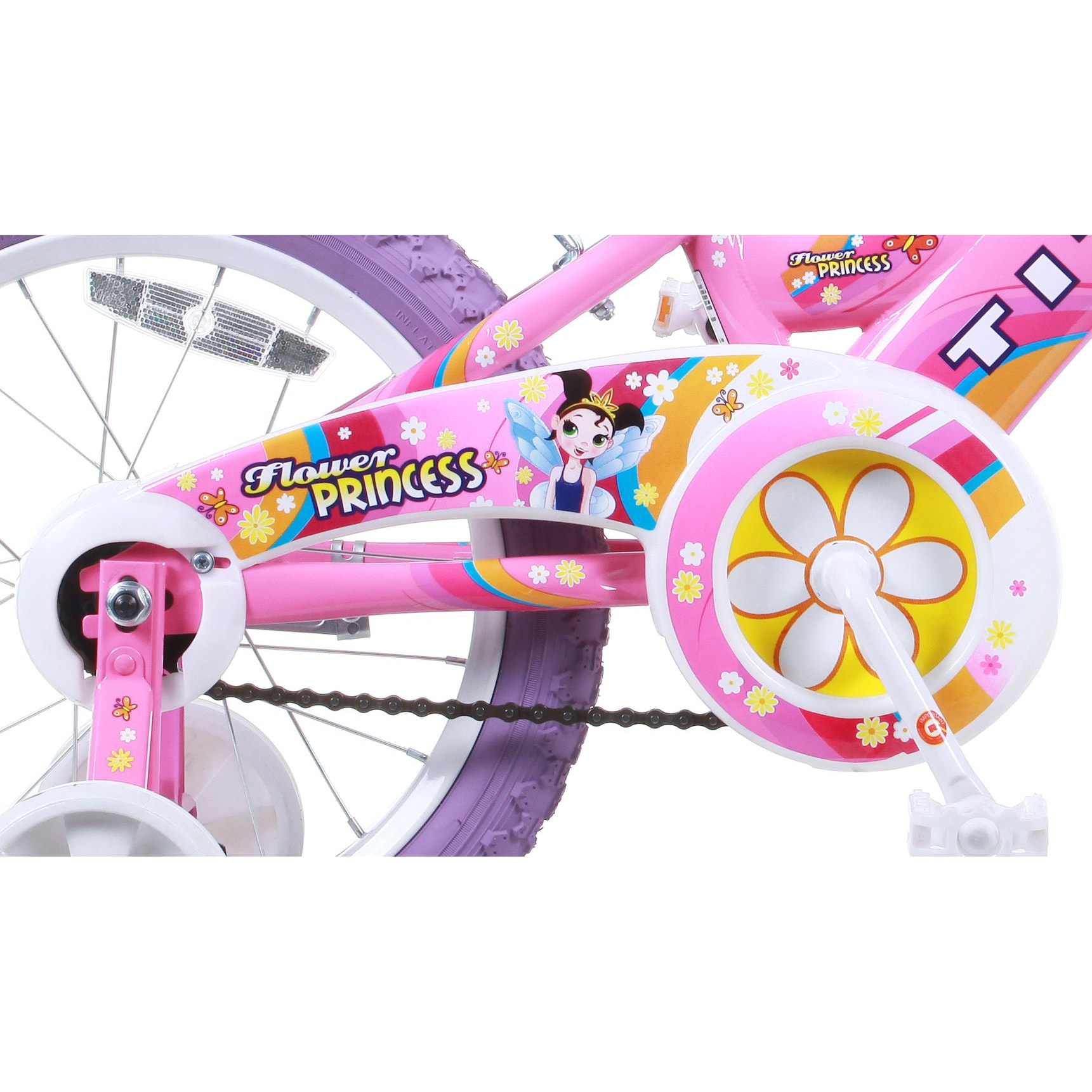 Titan flower power princess girl's clearance bike