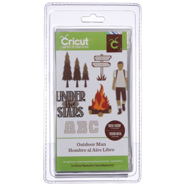 Cricut Outdoor Man Everyday Cartridge   15093503  