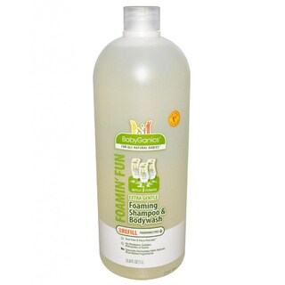 babyganics foaming shampoo and body wash