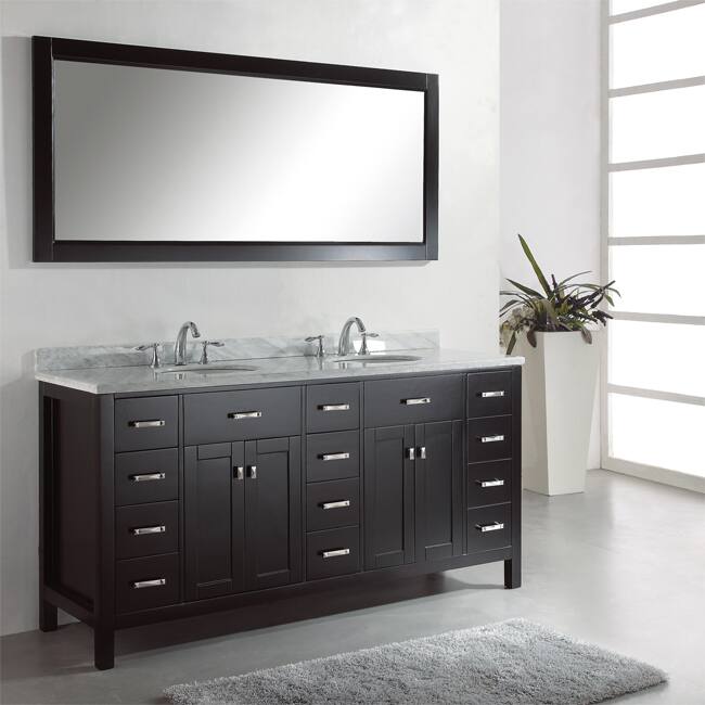 Aveline 72-inch Double-sink Bathroom Vanity Set